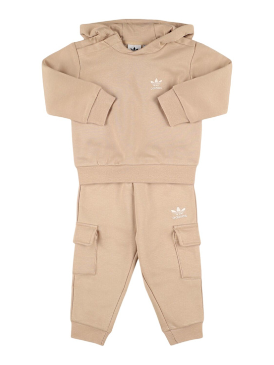 adidas Originals: コットンブレンドスウェットシャツ＆スウェットパンツ - kids-girls_0 | Luisa Via Roma