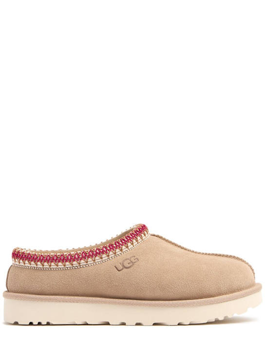 Ugg: 31mm Tasman shearling loafers - Sand/Red - women_0 | Luisa Via Roma