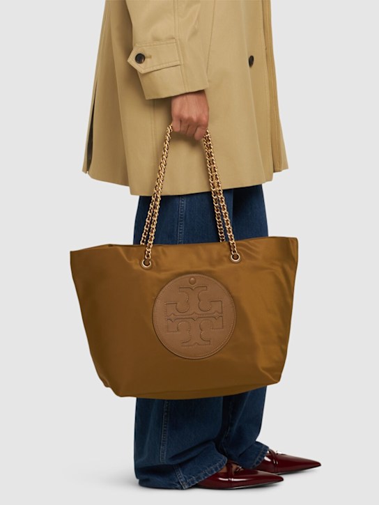 Tory Burch: Ella Chain nylon tote bag - women_1 | Luisa Via Roma
