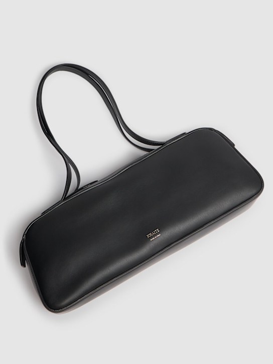 Khaite: Simona smooth leather shoulder bag - Black - women_1 | Luisa Via Roma