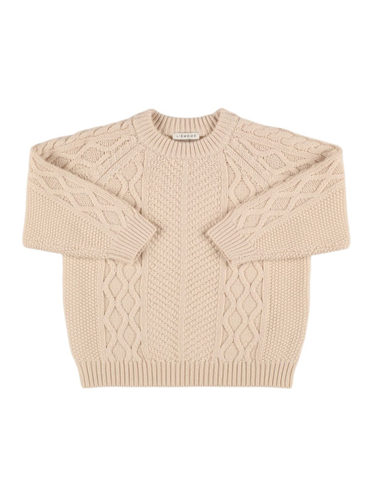 Liewood: Wool & cotton knit sweater - kids-boys_0 | Luisa Via Roma