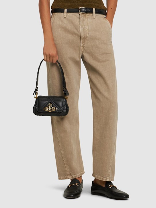 Vivienne Westwood: Small Hazel quilted Napa leather bag - women_1 | Luisa Via Roma