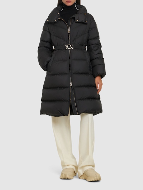 Moncler: Brou テックダウンジャケット - women_1 | Luisa Via Roma