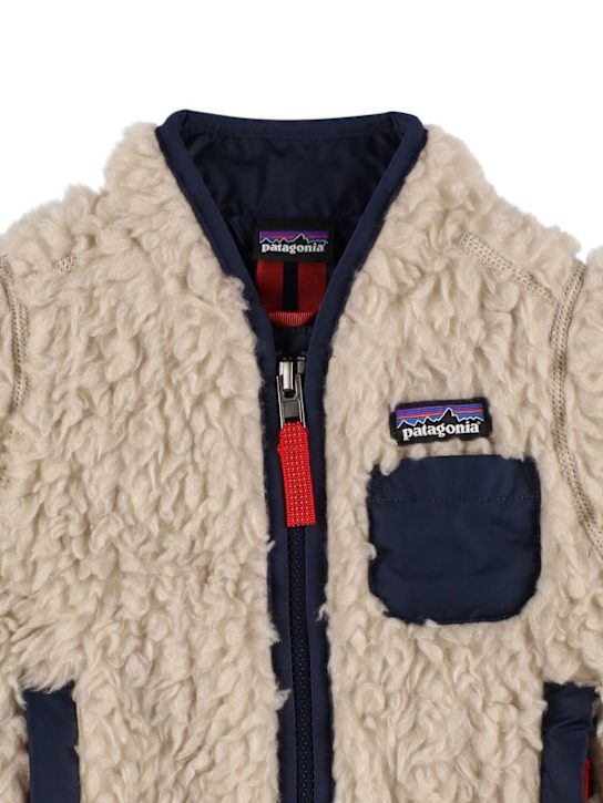 Patagonia: Retro-X recycled poly teddy jacket - kids-boys_1 | Luisa Via Roma