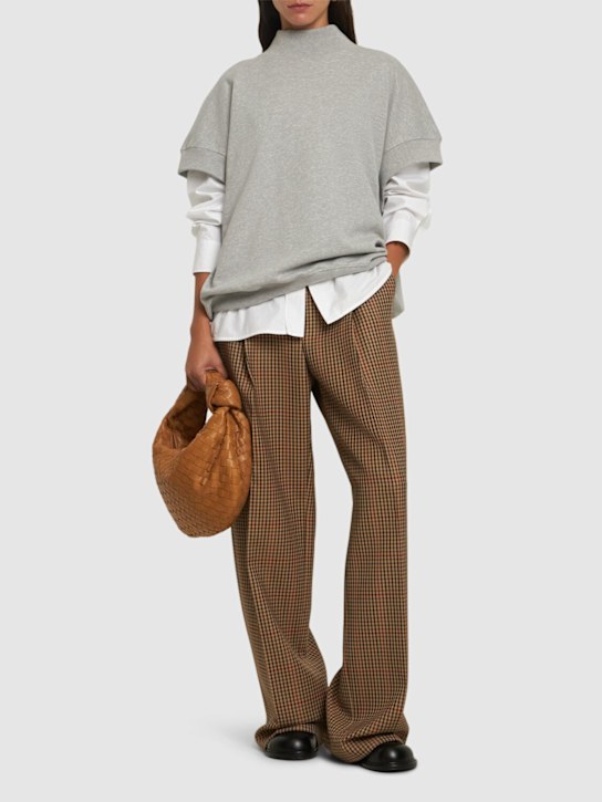 Dries Van Noten: Halovar jersey short sleeve sweatshirt - women_1 | Luisa Via Roma