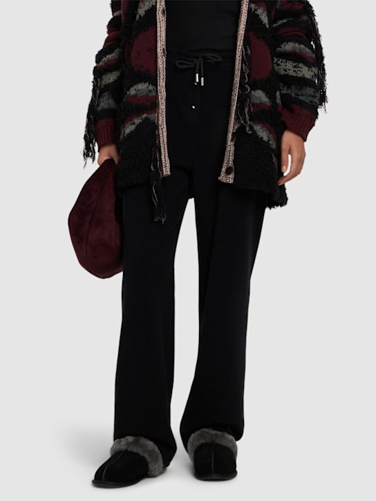 Ugg: 10mm Scuffette II suede & shearling mule - women_1 | Luisa Via Roma