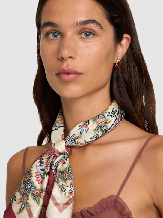 Peracas: Magnolia drop earrings - women_1 | Luisa Via Roma