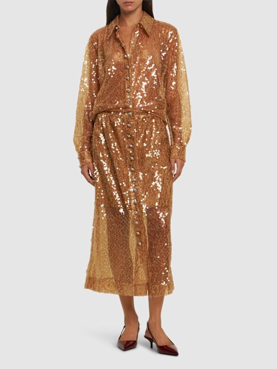 Sequined shirt - Thumbnail 2