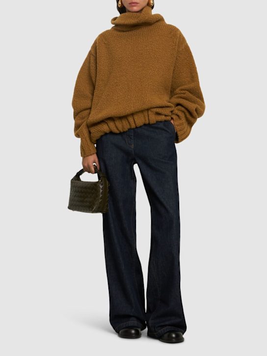 Dries Van Noten: Paxy denim midrise straight jeans - women_1 | Luisa Via Roma