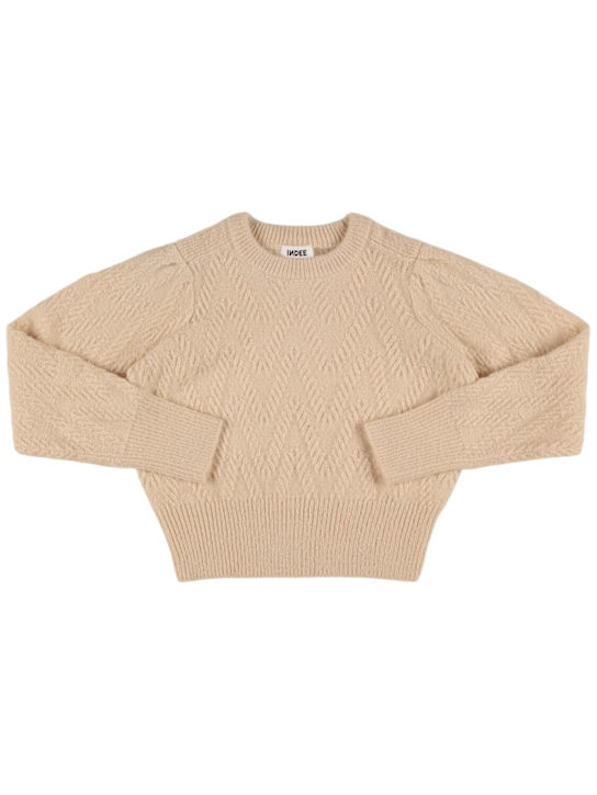 INDEE: Maglia in misto acrilico - Bianco - kids-girls_0 | Luisa Via Roma