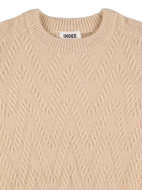 INDEE: Maglia in misto acrilico - Bianco - kids-girls_1 | Luisa Via Roma