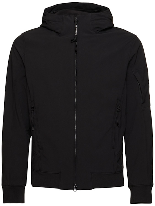 C.P. Company: Shell-R hooded jacket - Black - men_0 | Luisa Via Roma