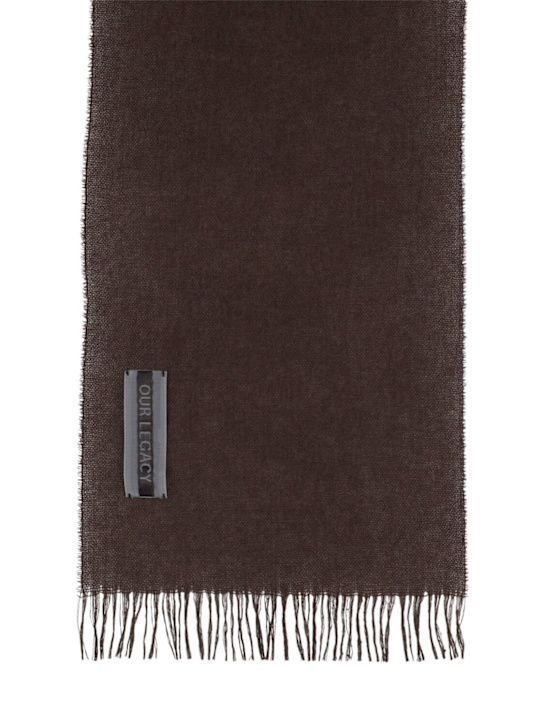 Our Legacy: Cottage scarf - Oak Grey Wool - men_1 | Luisa Via Roma