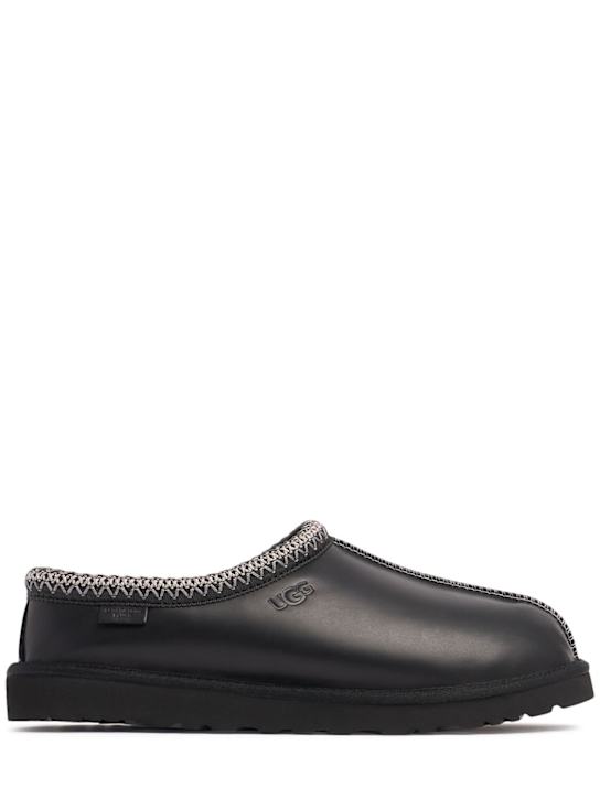 Ugg: Tasman LTHR Regen loafers - Black - men_0 | Luisa Via Roma