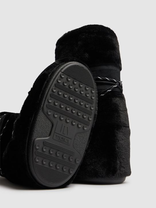 Moon Boot: Icon synthetic moon boots w/ beads - Black - women_3 | Luisa Via Roma