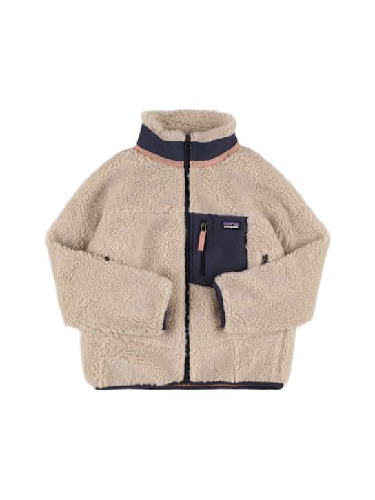 Patagonia: Giacca Retro-X in orsetto di poly riciclato - kids-girls_0 | Luisa Via Roma