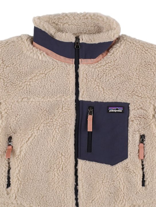 Patagonia: Giacca Retro-X in orsetto di poly riciclato - kids-girls_1 | Luisa Via Roma