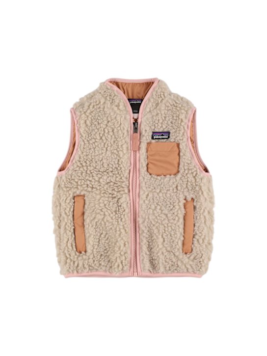 Patagonia: Smanicato Retro-X in teddy di poly riciclato - kids-girls_0 | Luisa Via Roma