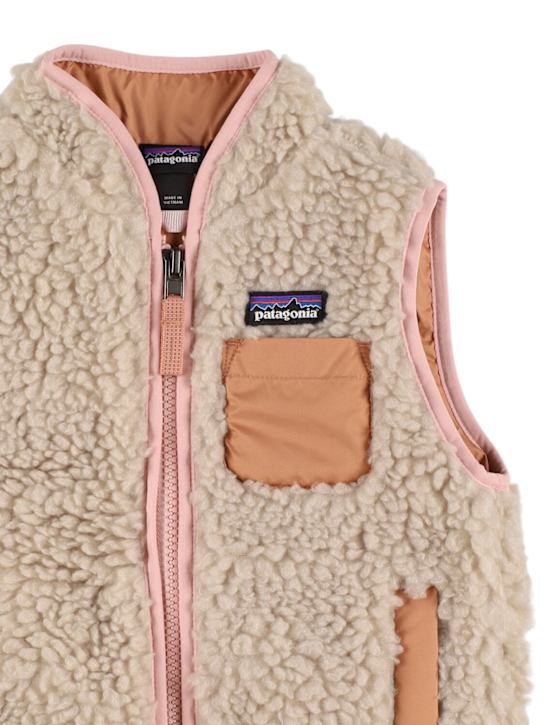 Patagonia: Smanicato Retro-X in teddy di poly riciclato - kids-girls_1 | Luisa Via Roma