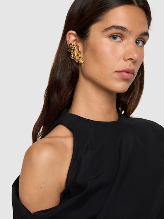 Peracas: Casablanca clip-on earrings - women_1 | Luisa Via Roma