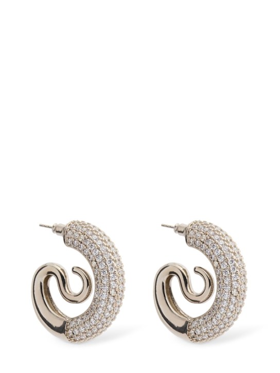Panconesi: Small Kismet serpent hoop earrings - men_0 | Luisa Via Roma