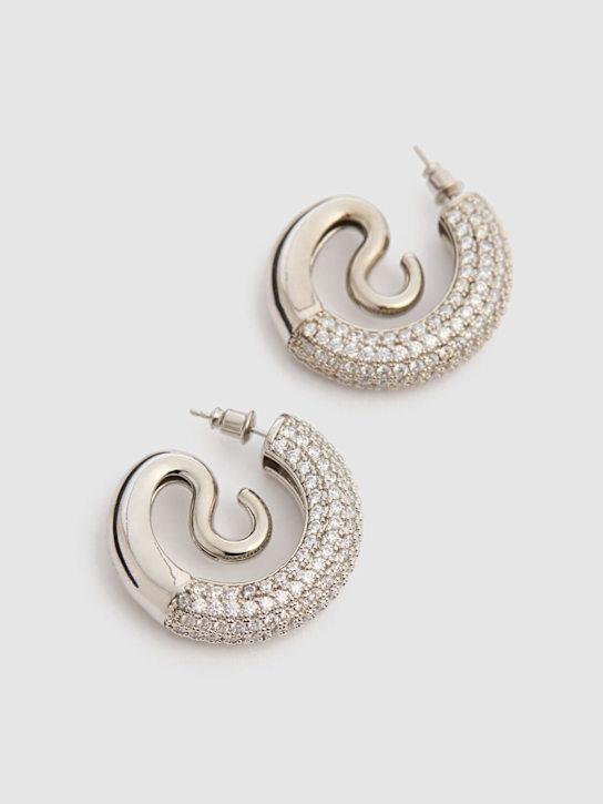 Panconesi: Small Kismet serpent hoop earrings - men_1 | Luisa Via Roma