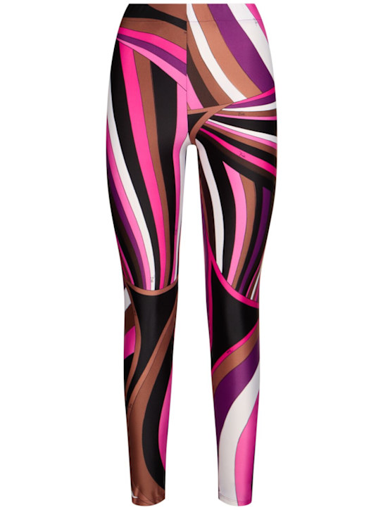 Pucci: Printed lycra leggings - women_0 | Luisa Via Roma