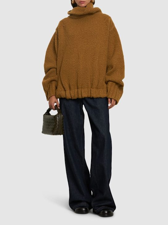 Dries Van Noten: Terrell oversized wool sweater - women_1 | Luisa Via Roma