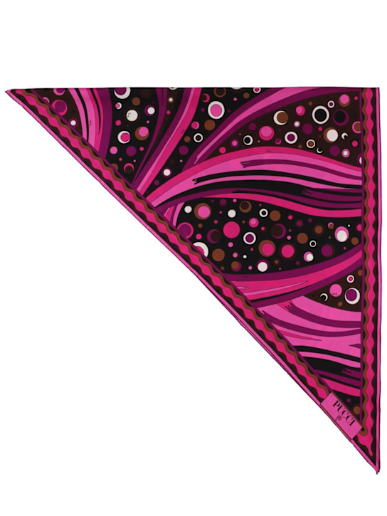 Pucci: Silk twill scarf - women_0 | Luisa Via Roma