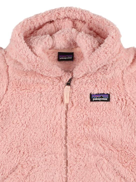 Patagonia: Felpa in teddy di poliestere riciclato - kids-girls_1 | Luisa Via Roma