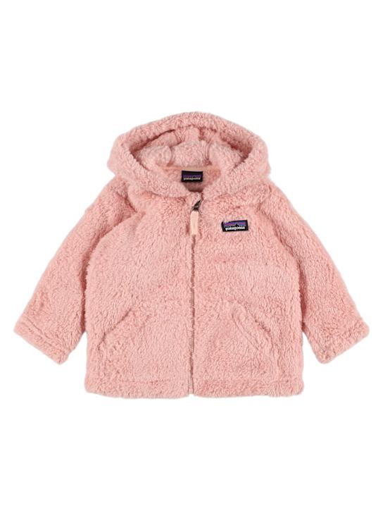 Patagonia: Felpa in teddy di poliestere riciclato - kids-girls_0 | Luisa Via Roma