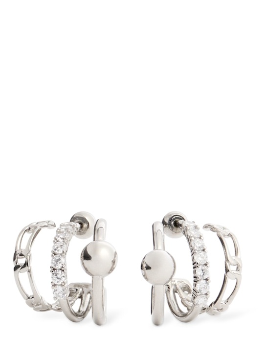Panconesi: Famiglia stellar hoop earrings - women_0 | Luisa Via Roma