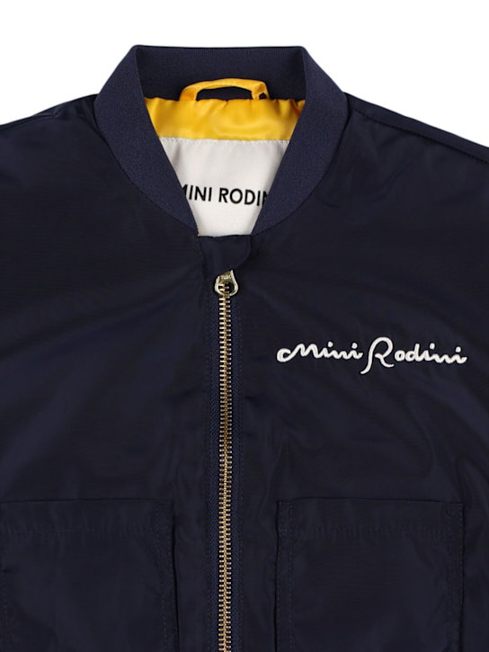 Mini Rodini: Printed poly bomber jacket - kids-boys_1 | Luisa Via Roma