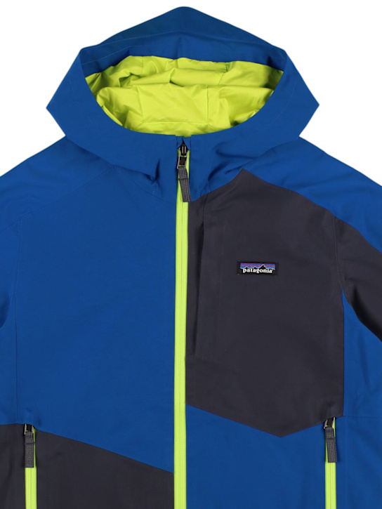 Patagonia: Recycled poly hooded jacket - kids-boys_1 | Luisa Via Roma