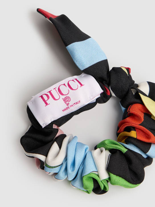 Pucci: Silk hair scrunchie - women_1 | Luisa Via Roma