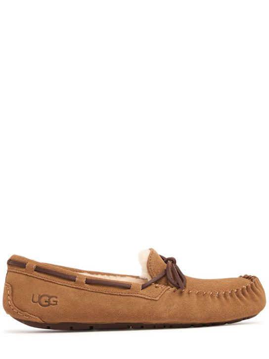 Ugg: 10mm Dakota shearling loafers - women_0 | Luisa Via Roma