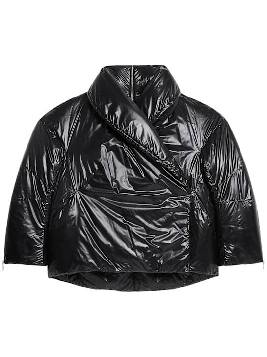 Helmut Lang: Nylon down jacket - women_0 | Luisa Via Roma