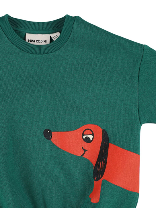 Mini Rodini: コットンスウェットシャツ - kids-girls_1 | Luisa Via Roma