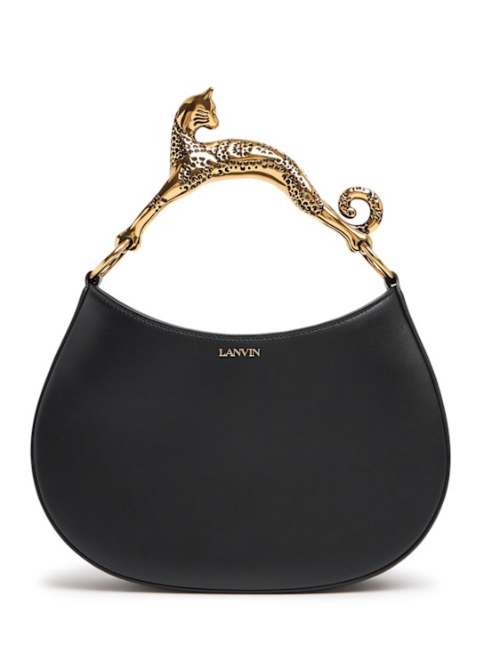 Lanvin: Cat レザーバッグ - women_0 | Luisa Via Roma