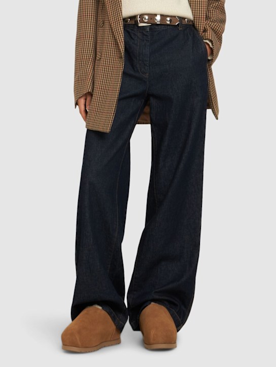 Ugg: 50mm Pumped shearling platform loafers - women_1 | Luisa Via Roma