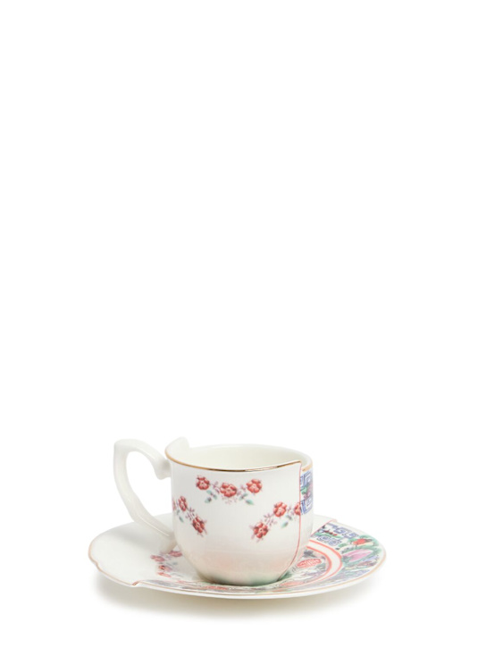 Seletti: Tamara coffee cup & saucer - ecraft_0 | Luisa Via Roma