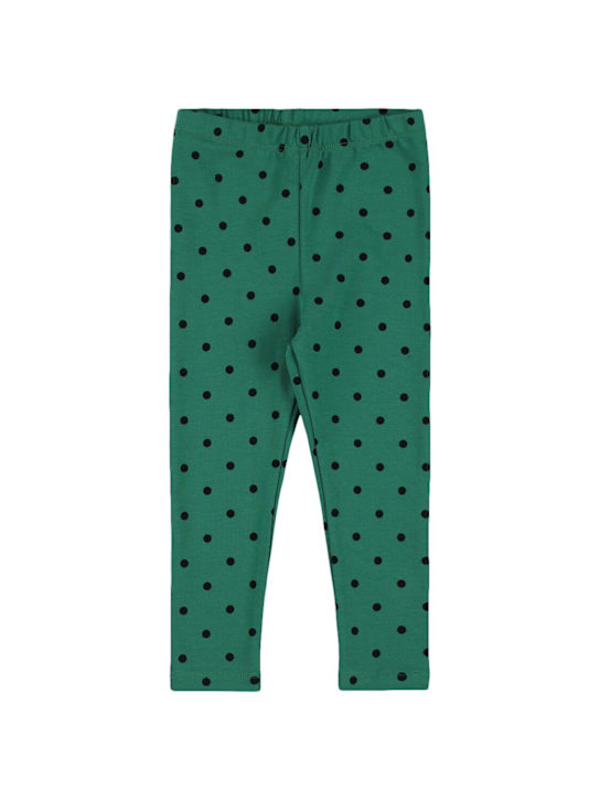 Mini Rodini: オーガニックコットンブレンドレギンス - kids-girls_0 | Luisa Via Roma