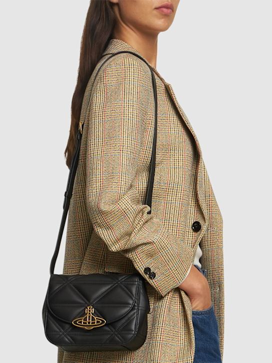 Vivienne Westwood: Linda quilted Napa leather shoulder bag - women_1 | Luisa Via Roma