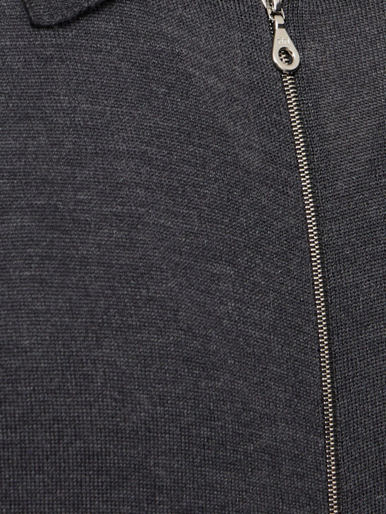 John Smedley: Alston extrafine wool zip sweater - men_1 | Luisa Via Roma