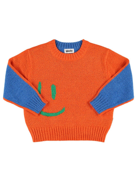 Molo: ウールブレンドリブニットセーター - kids-boys_0 | Luisa Via Roma