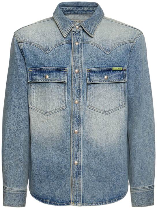 After Pray: Cruisers denim shirt - men_0 | Luisa Via Roma