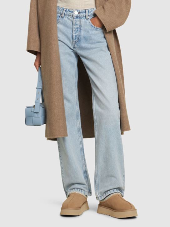 Ugg: 40mm Tazz shearling platform loafers - women_1 | Luisa Via Roma