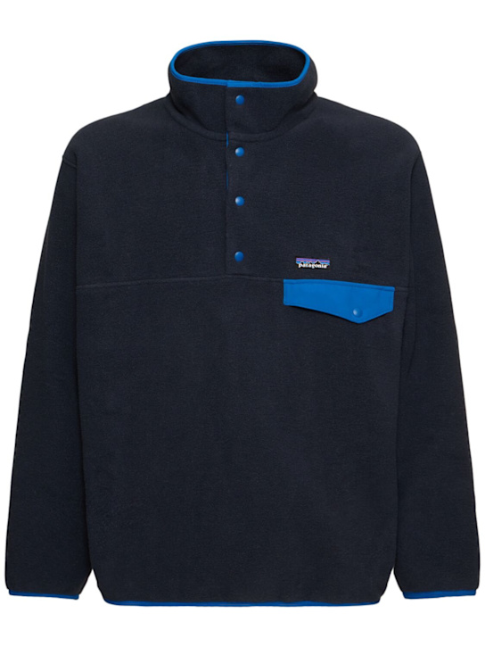 Patagonia: Synchilla Snap-T sweatshirt - Pitch Blue - men_0 | Luisa Via Roma