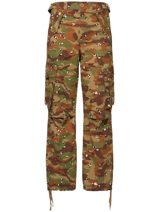 After Pray: Miltary cargo camo pants - Beige - men_0 | Luisa Via Roma