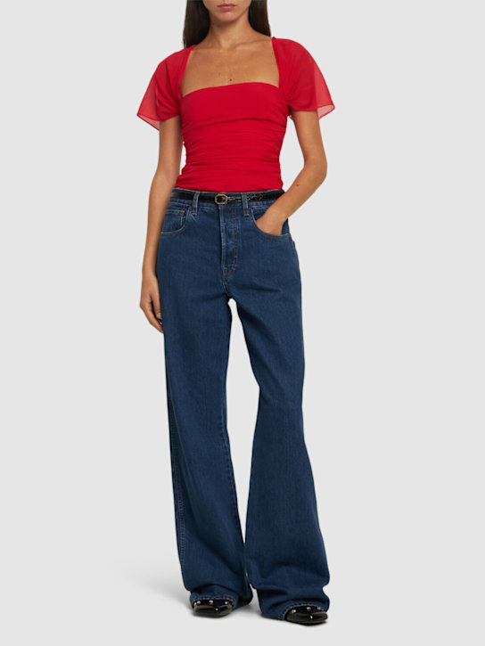 Silk blend top - Thumbnail 2